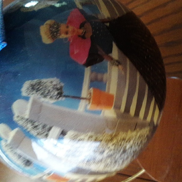 Barbie 1998 Christmas Bulb w a stand Vintage Collectible - Picture 5 of 10